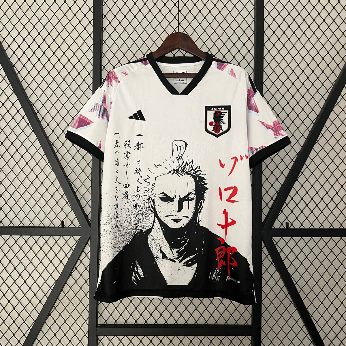 Camisa Seleção Japão Anime 2024/25 - Adidas Torcedor Masculina - Branca/Preta