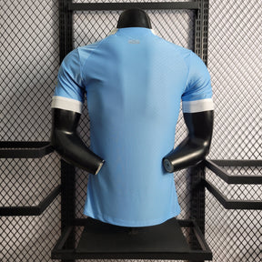 Camisa Seleção Uruguai Home 2022/23 - Puma Jogador Masculina - Azul/Branca