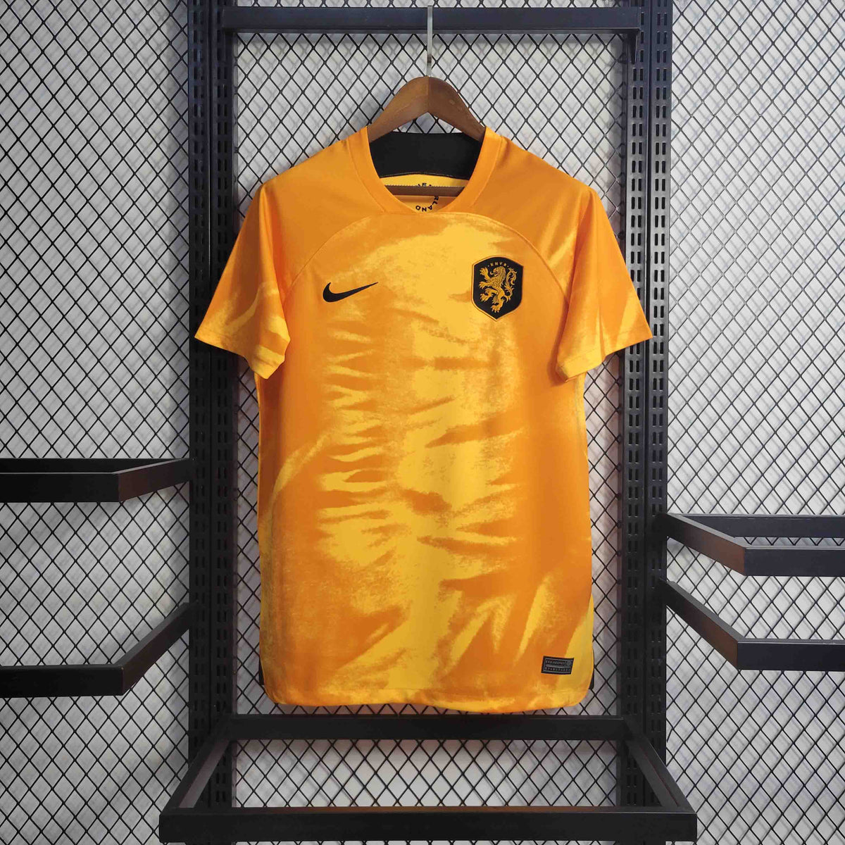 Camisa Seleção Holanda Away 2022/23 - Nike Torcedor Masculina - Laranja/Preta