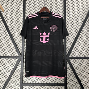 Camisa Inter Miami Away 2024/25 - Adidas Torcedor Masculina - Preta/Rosa