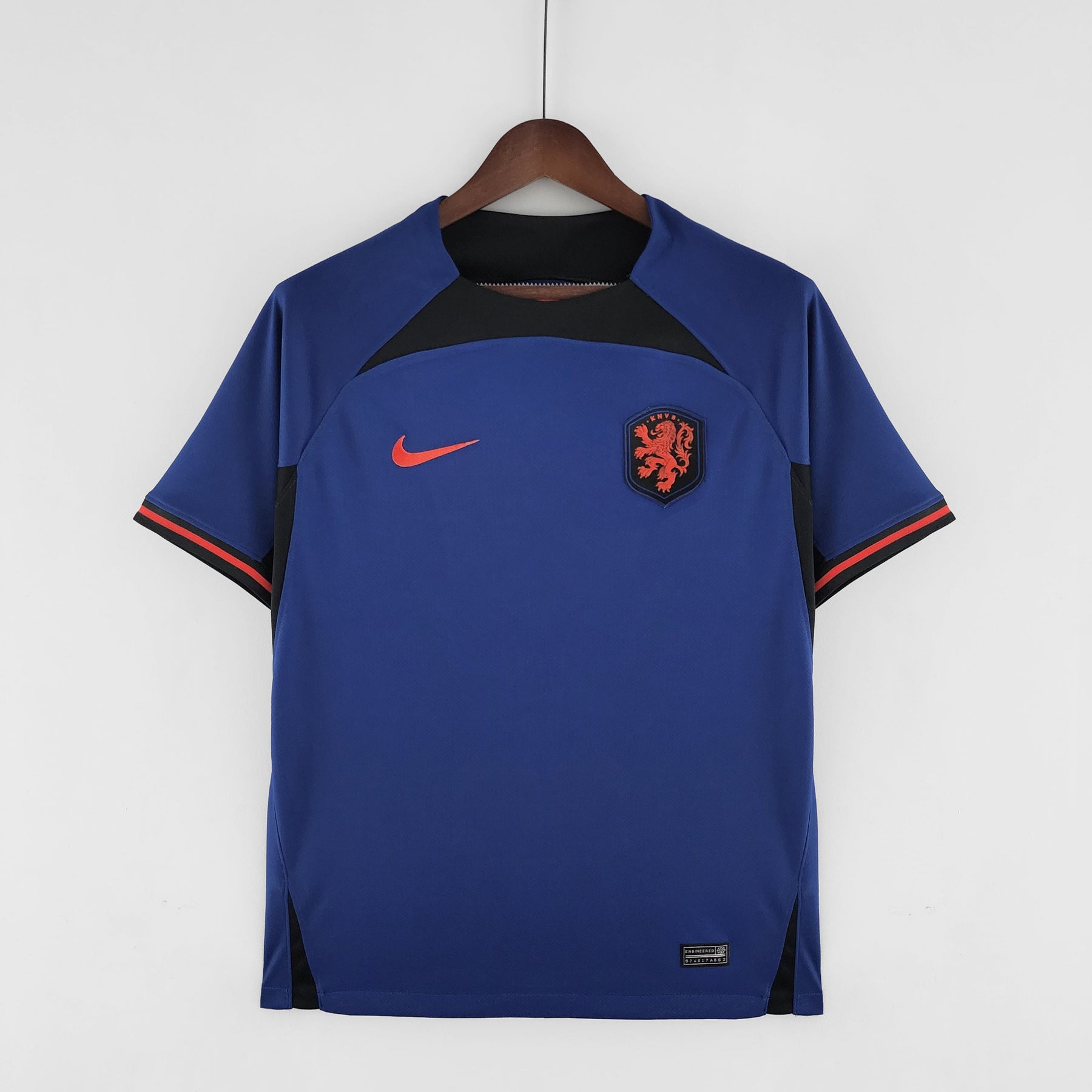 Camisa Seleção Holanda Away 2022/23 - Nike Torcedor Masculina - Azul/Laranja