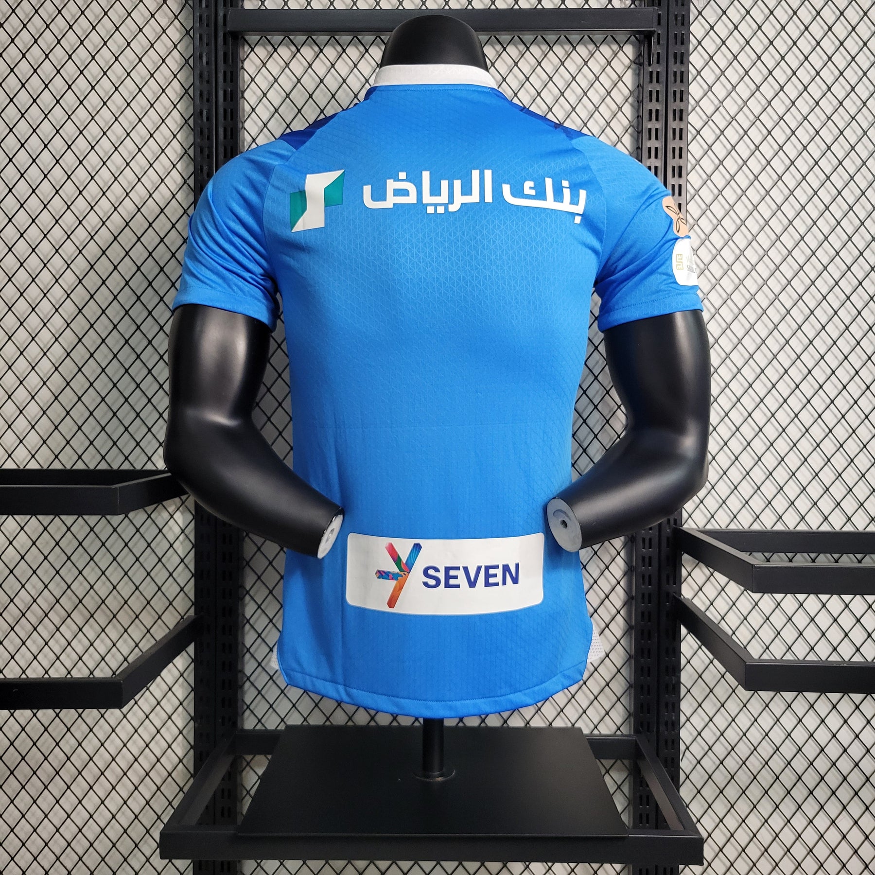 Camisa Al-Hilal Home 2023/24 - Puma Jogador Masculina - Azul/Branca