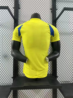 Camisa Al-Nassr Home 2024/25 - Adidas Jogador Masculina - Amarela/Azul