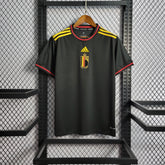 Camisa Seleção Bélgica Away 2022/23 - Adidas Torcedor Masculina - Preta/Amarela