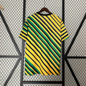 Camisa Seleção Jamaica Treino 2024/25 - Adidas Torcedor Masculina - Verde/Amarela