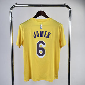 Camiseta NBA Los Angeles Lakers LeBron James DRI-FIT Amarela