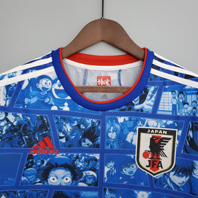 Camisa Seleção Edição Especial Anime Japão 2020/21 - Adidas Torcedor Masculina - Azul