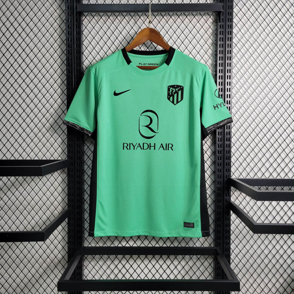 Camisa Atlético de Madrid Third 2023/24 - Nike Torcedor Masculina - Verde/Preta