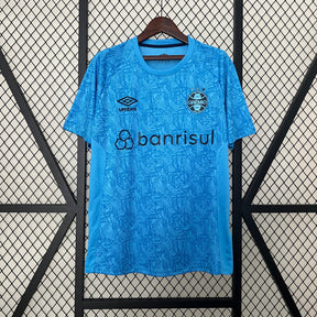 Camisa Grêmio Goleiro 2024/25 - Umbro Torcedor Masculina - Azul