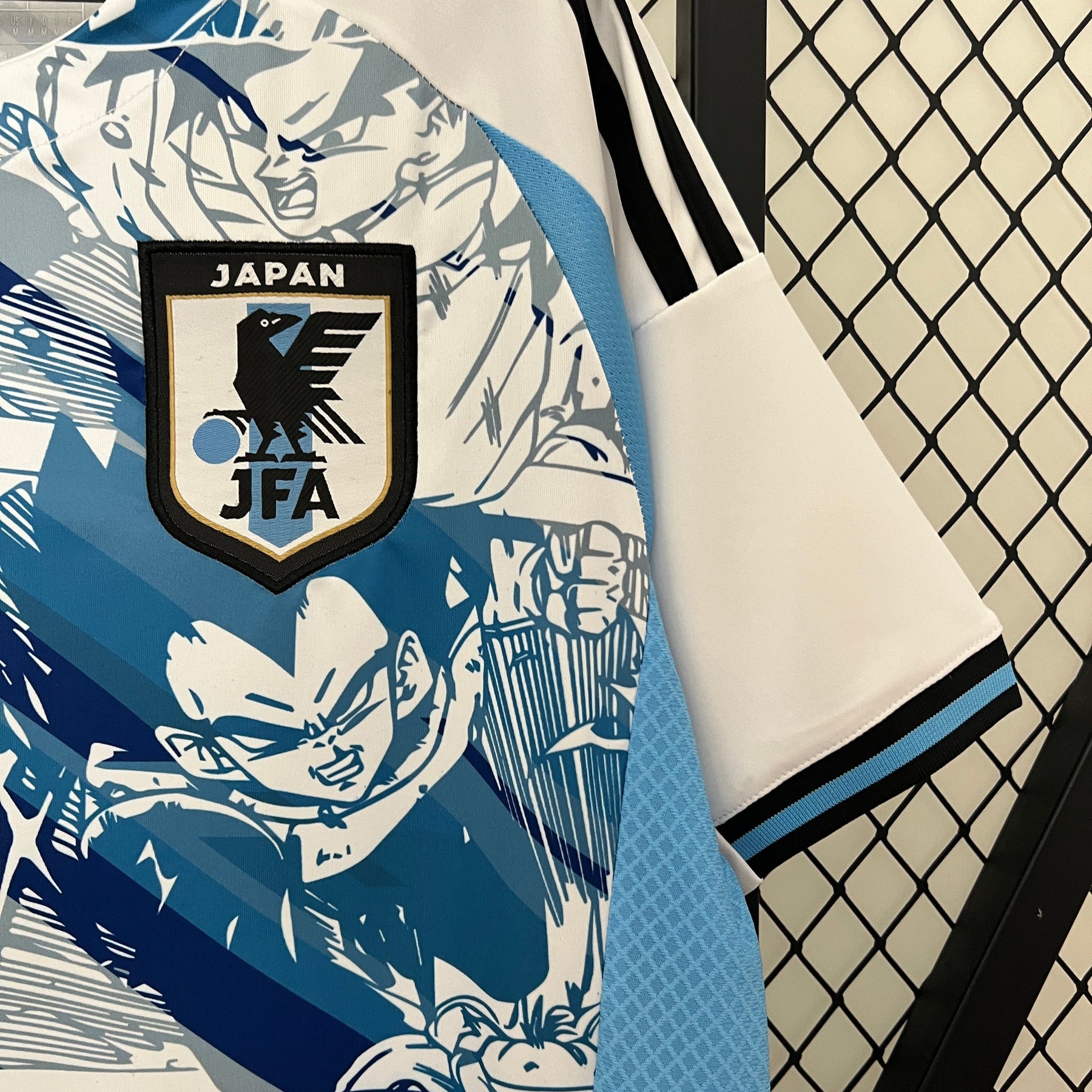 Camisa Seleção Japão Anime 2024/25 - Adidas Torcedor Masculina - Branca/Azul