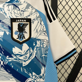 Camisa Seleção Japão Anime 2024/25 - Adidas Torcedor Masculina - Branca/Azul