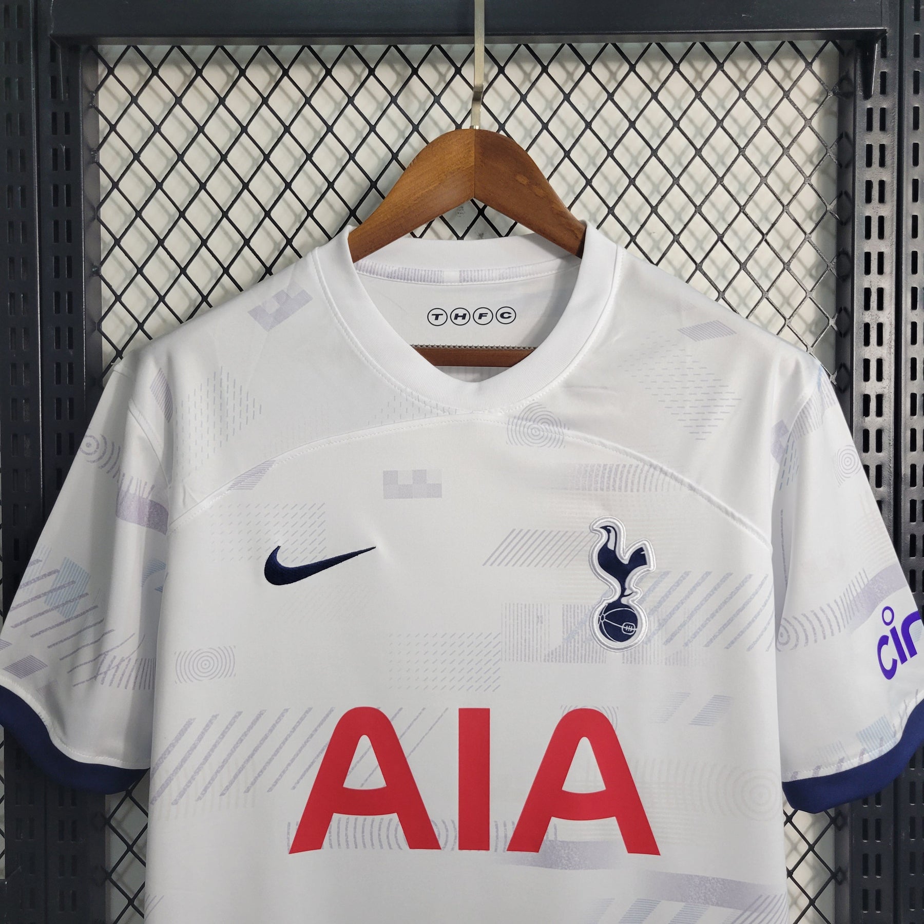 Camisa Tottenham Home 2023/24 - Nike Torcedor Masculina - Branca/Azul