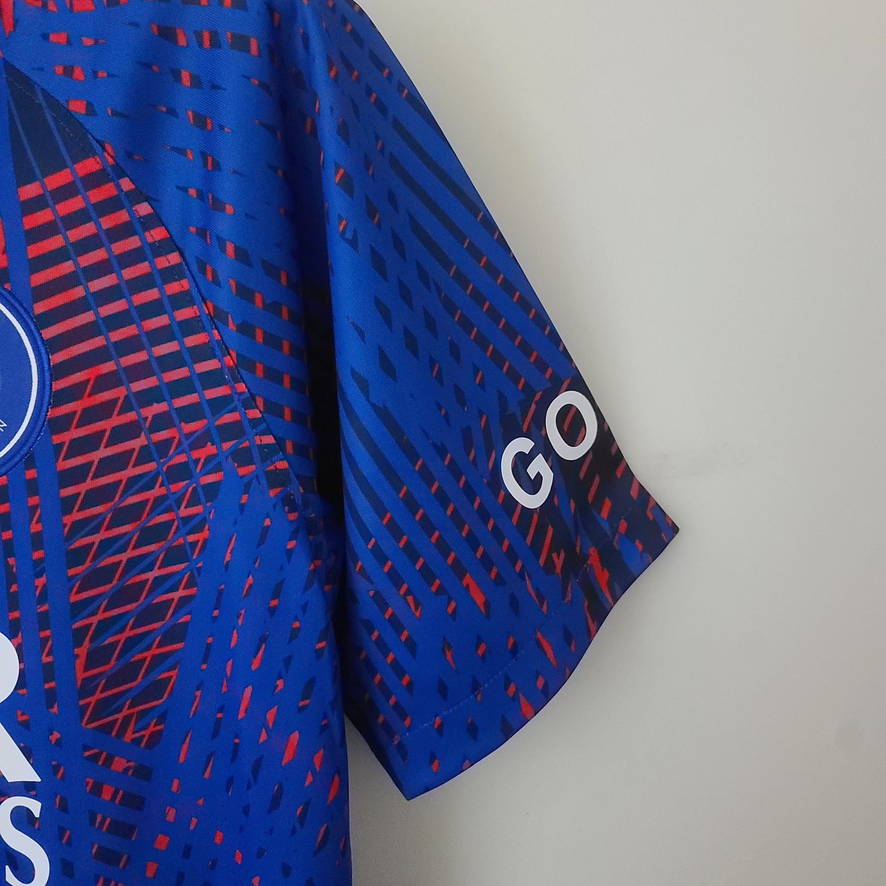 Camisa PSG Treino 2022/23 - Nike Torcedor Masculina - Azul/Vermelha