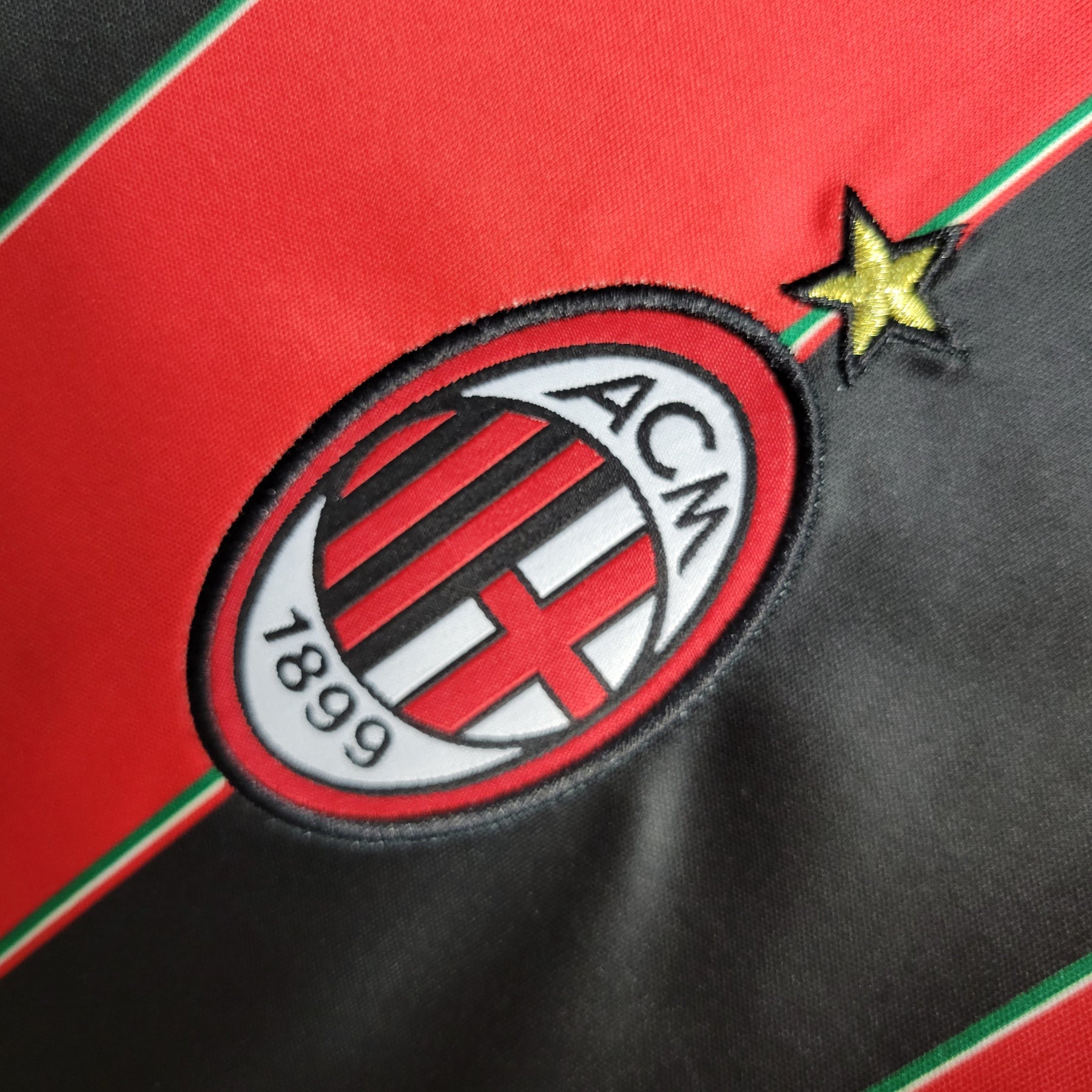 Camisa Milan Home 2012/13 - Adidas Retrô Masculina - Vermelha/Preta