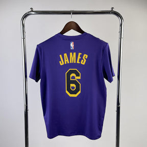 Camiseta NBA Los Angeles Lakers LeBron James 6 DRI-FIT Roxa