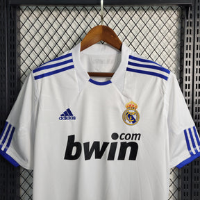 Camisa Real Madrid Home 2010/11 - Adidas Retrô Masculina - Branca/Azul