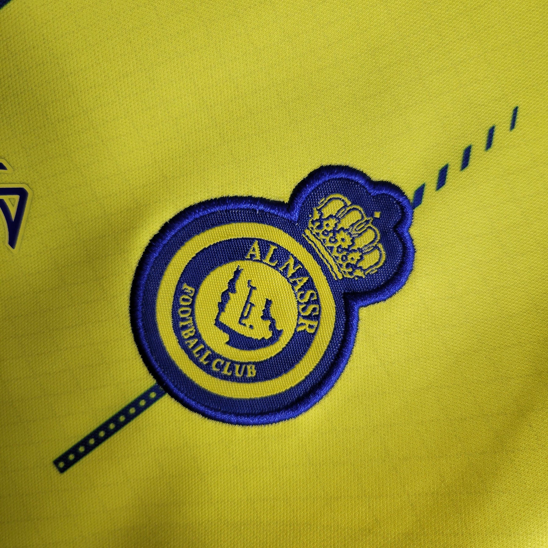 Kit Infantil Al-Nassr Home 2023/24 - Nike Torcedor - Amarela/Azul