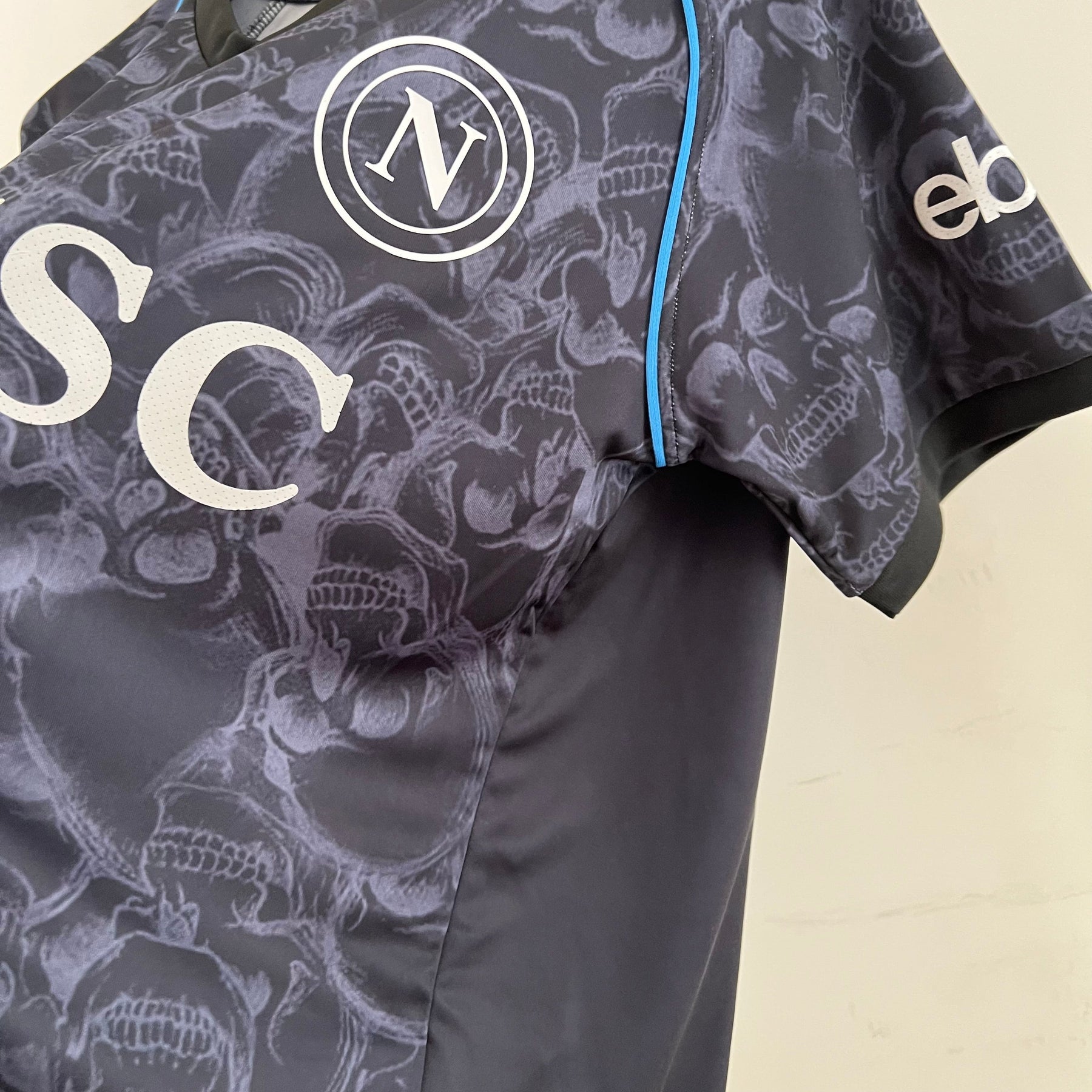 Camisa Napoli 2023/24 - EA7 Torcedor Masculina - Edição Especial - Preta