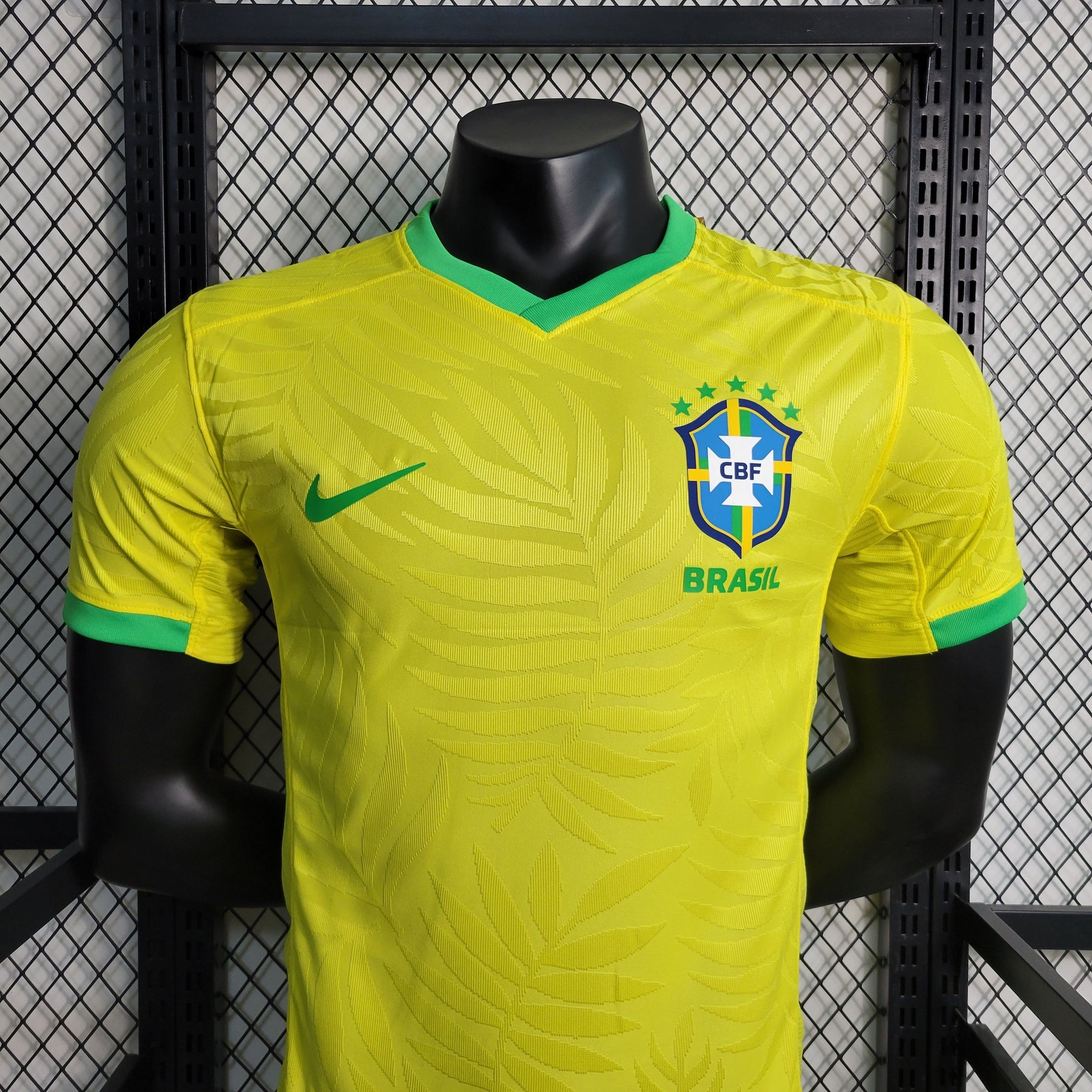 Camisa Seleção Brasil Home 2023/24 - Nike Jogador  Masculina - Amarela/Verde