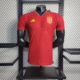 Camisa Seleção Espanha Home 2022/23 - Adidas Jogador Masculina - Vermelha/Laranja