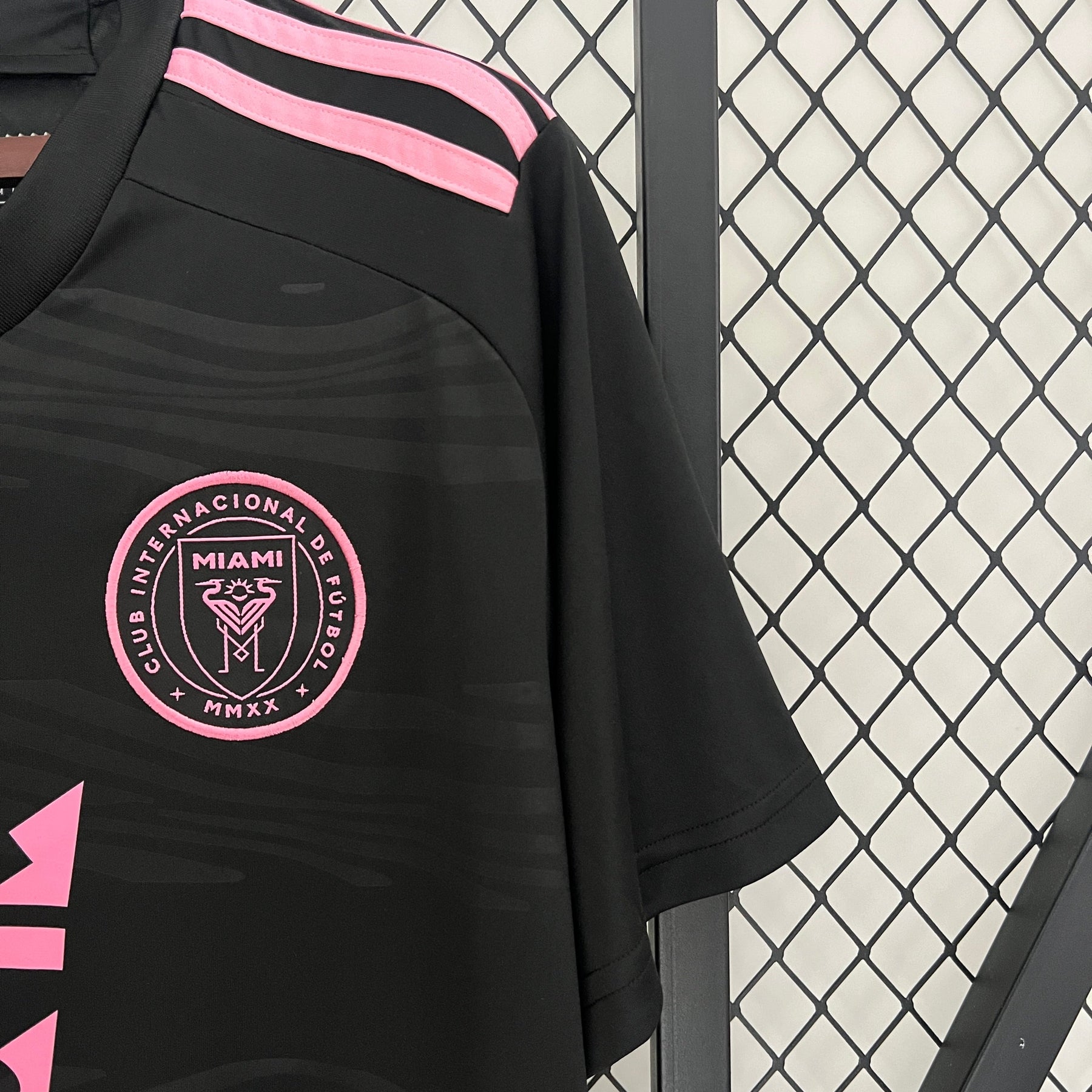 Camisa Inter Miami Away 2024/25 - Adidas Torcedor Masculina - Preta/Rosa