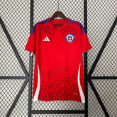 Camisa Seleção Chile Home 2024/25 - Adidas Torcedor Masculina - Vermelha