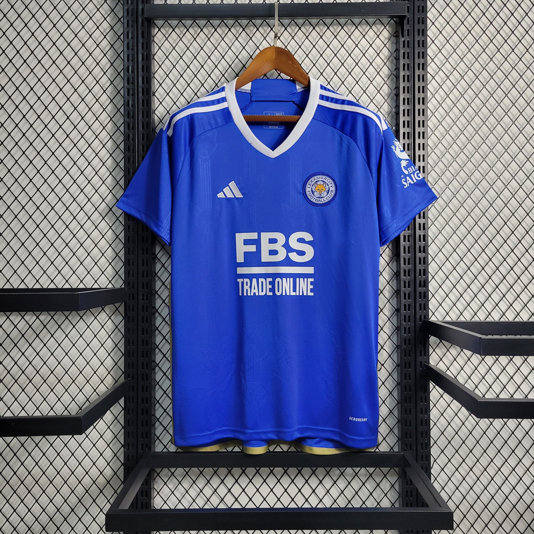 Camisa Leicester City Home 2023/24 - Adidas Torcedor Masculina - Azul