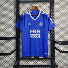 Camisa Leicester City Home 2023/24 - Adidas Torcedor Masculina - Azul