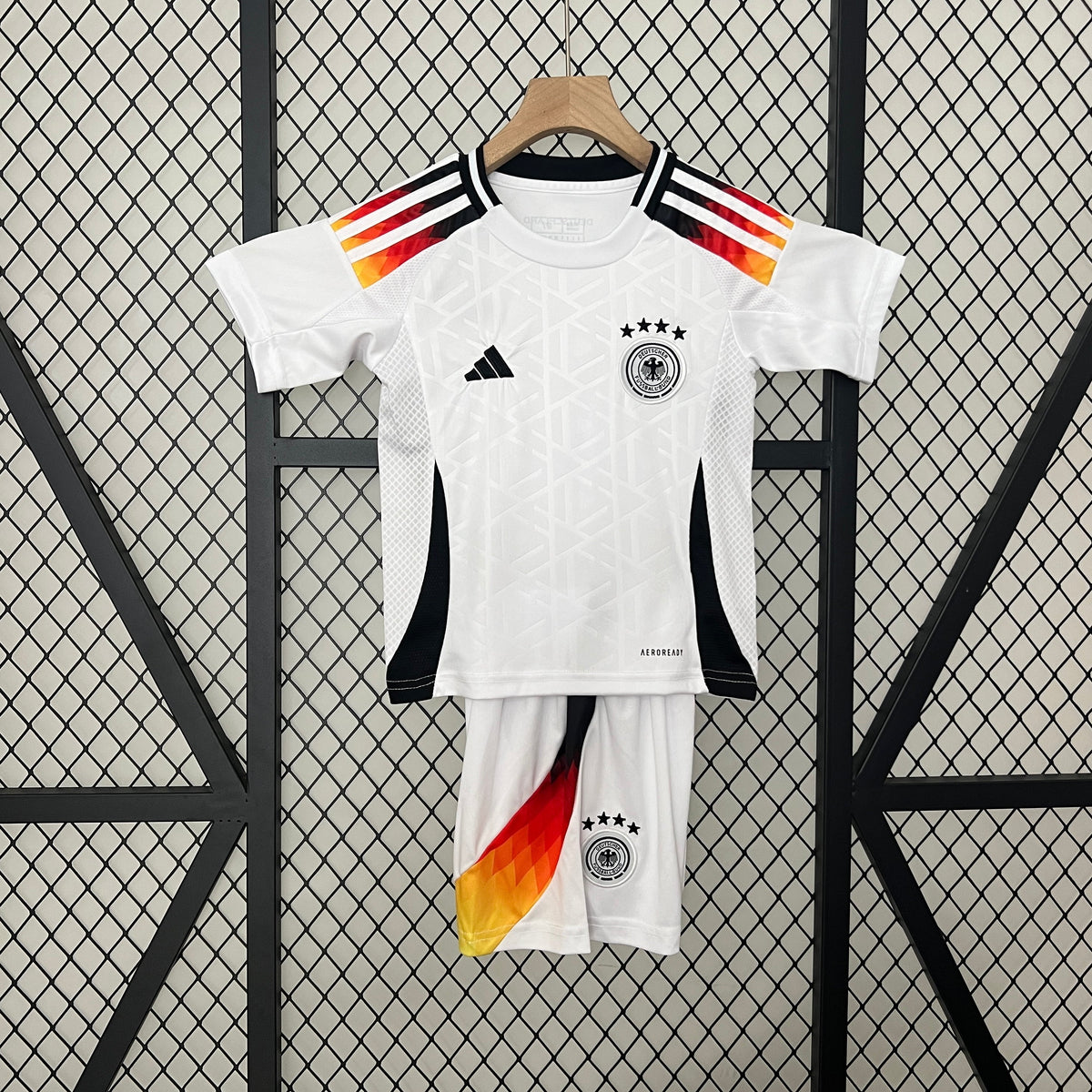 Kit Infantil Seleção Alemanha Home 2024/25 - Adidas Torcedor - Branca