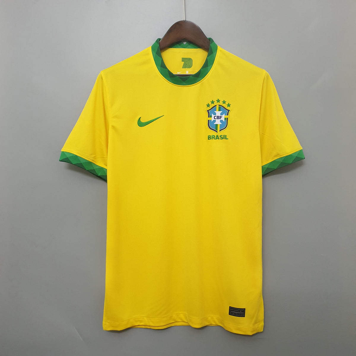 Camisa Seleção Brasil Home 2020 - Nike Torcedor Masculina - Amarela/Verde