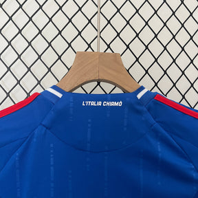 Kit Infantil Seleção Itália Home 2024/25 - Adidas Torcedor - Azul