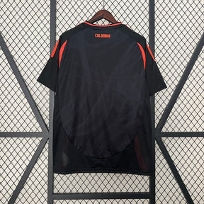 Camisa Seleção Colômbia Away 2024/25 - Adidas Torcedor Masculina - Preta/Laranja