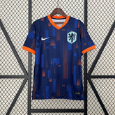 Camisa Seleção Holanda Away 2024/25 - Adidas Torcedor Masculina - Azul/Branca