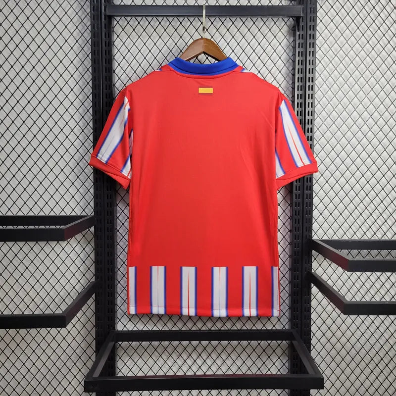 Camisa Atlético de Madrid Home 2024/25 - Nike Torcedor Masculina - Vermelha/Branca