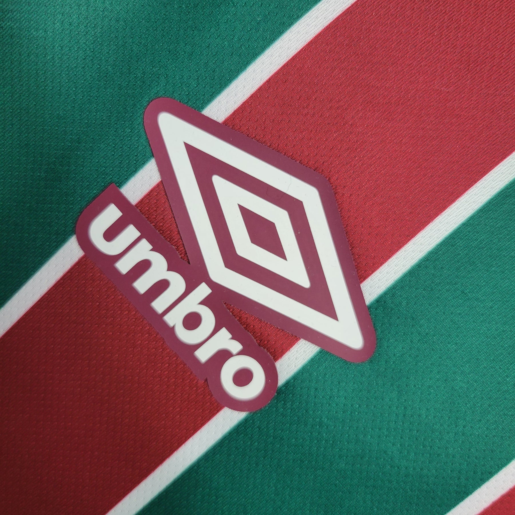 Camisa Fluminense Home 2023/24 - Umbro Torcedor Masculina - Vermelha/Verde