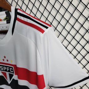 Camisa São Paulo Home 2023/24 - Adidas Torcedor Masculina - Branca/Vermelha