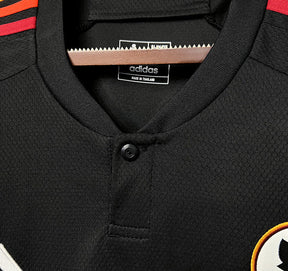 Camisa Roma Third 2023/24 - Adidas Torcedor Masculina - Preta/Laranja