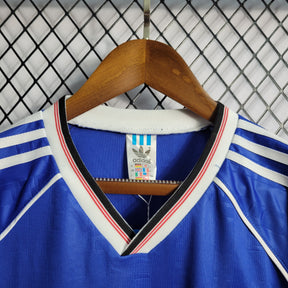 Camisa Manchester United Away 1988 - Adidas Retrô Masculina - Azul/Branca