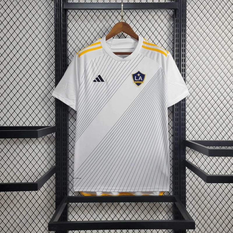 Camisa Los Angeles Galaxy Home 2024/25 - Adidas Torcedor Masculina - Branca/Azul