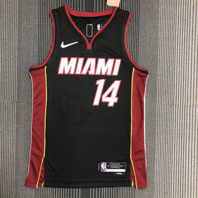 Regata NBA Miami Heat Icon Edição 75 anos Tyler Herro Preta