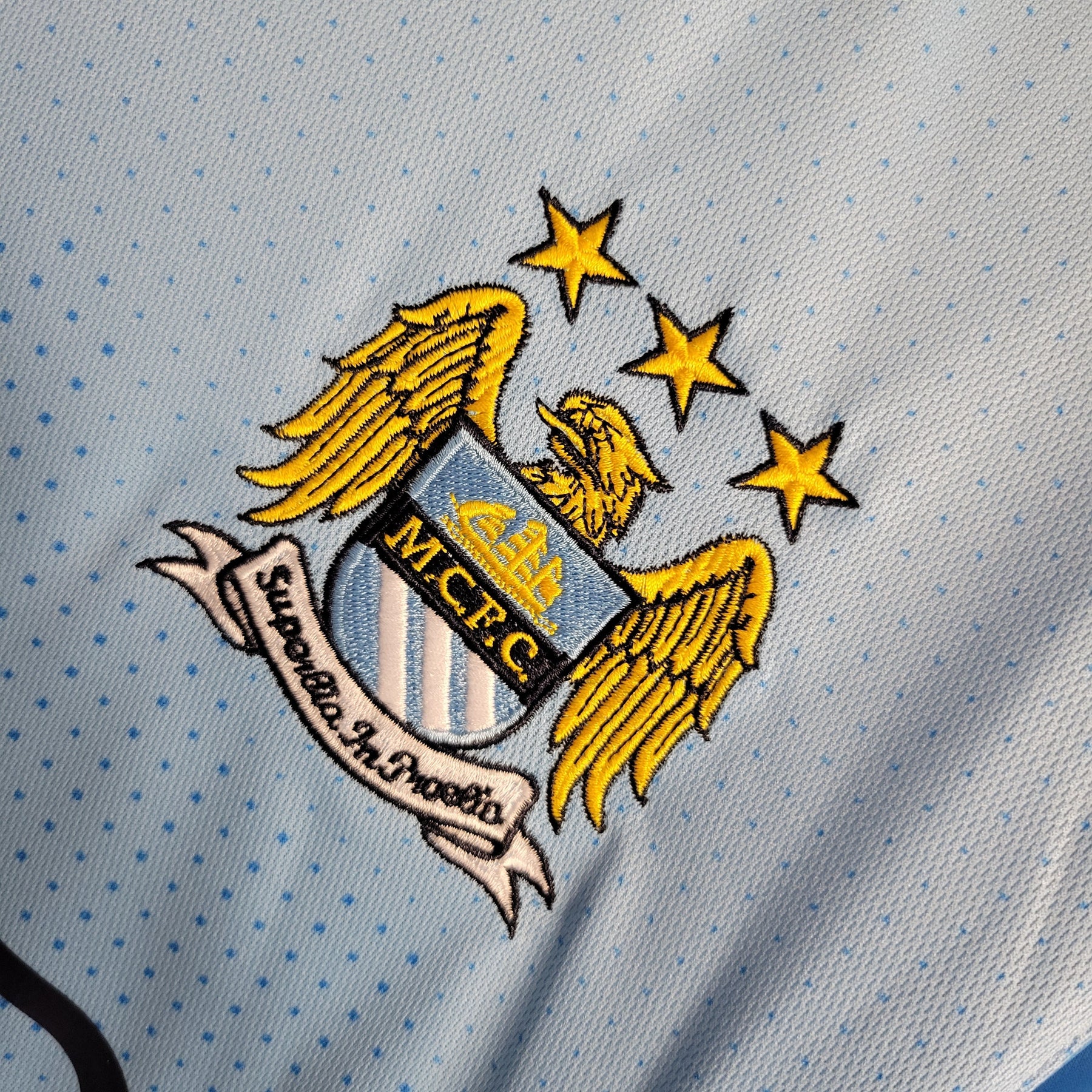 Camisa Manchester City Home 2011/12 - Umbro Retrô Masculina - Azul