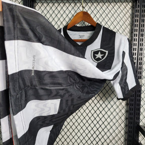 Camisa Botafogo Home 2023/24 - Reebok Torcedor Masculina - Preta/Branca