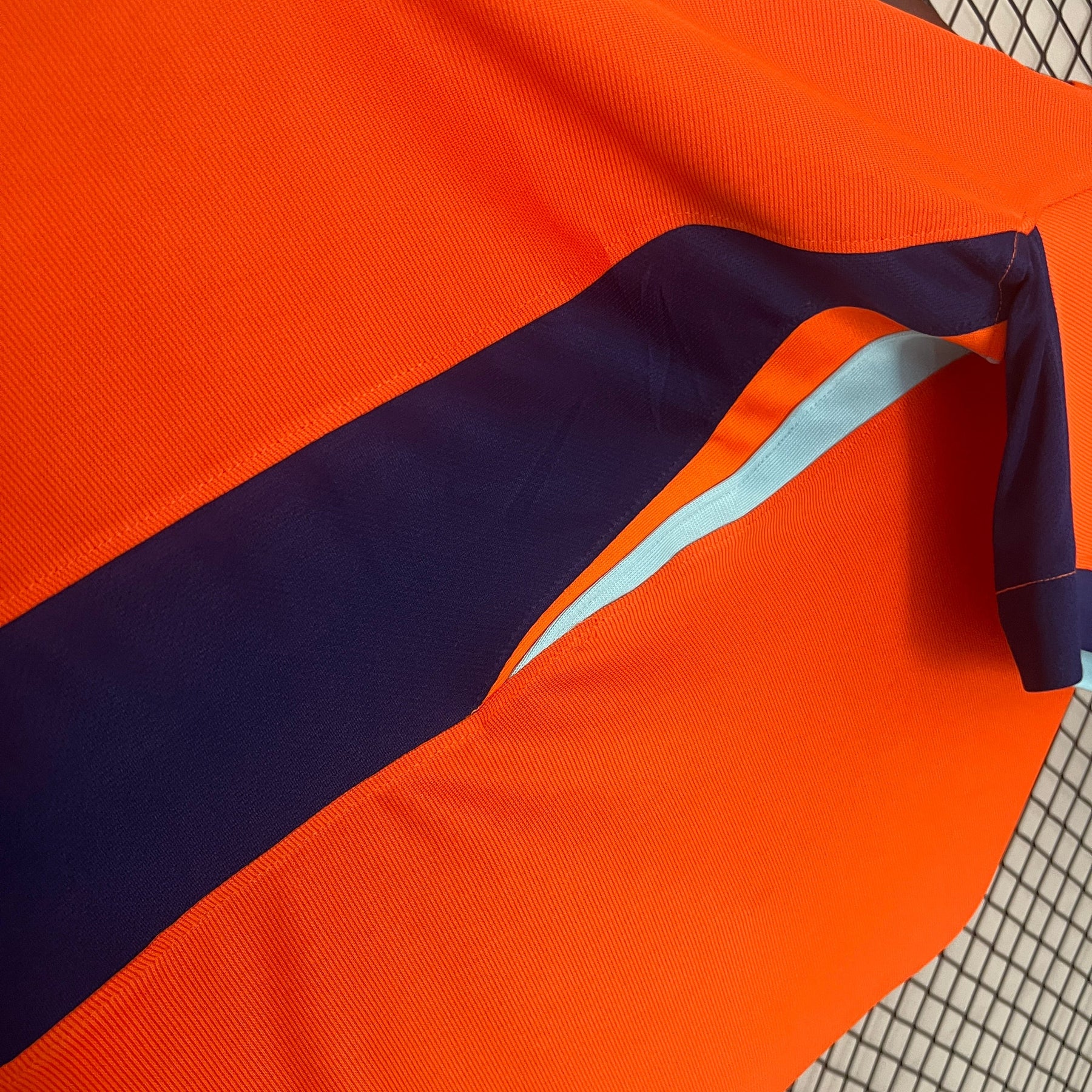 Camisa Seleção Holanda Home 2024/25 - Adidas Torcedor Masculina - Laranja/Azul