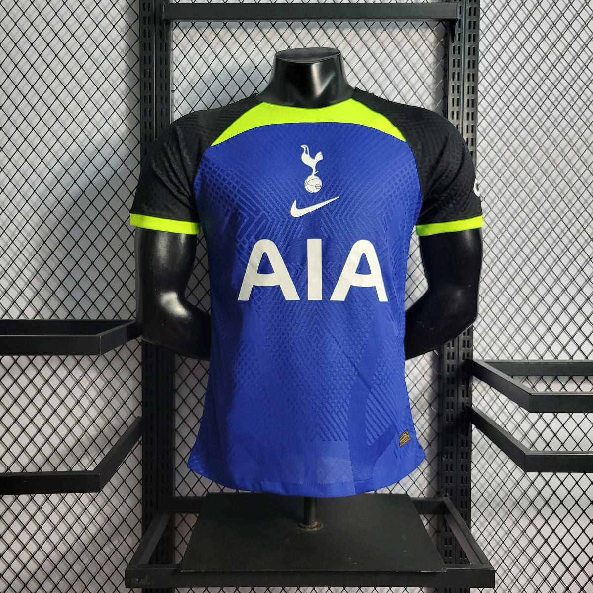 Camisa Tottenham Away 2022/23 - Nike Jogador Masculina - Azul/Verde