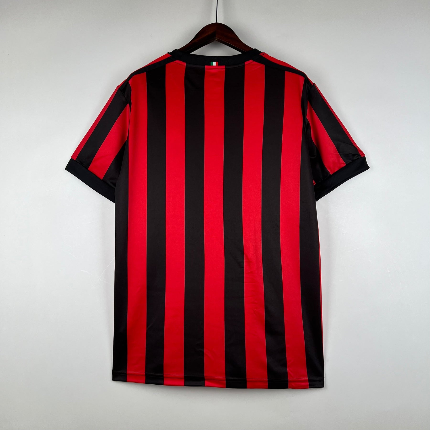 Camisa Milan Home 2017/18 - Adidas Retrô Masculina - Vermelha/Preta