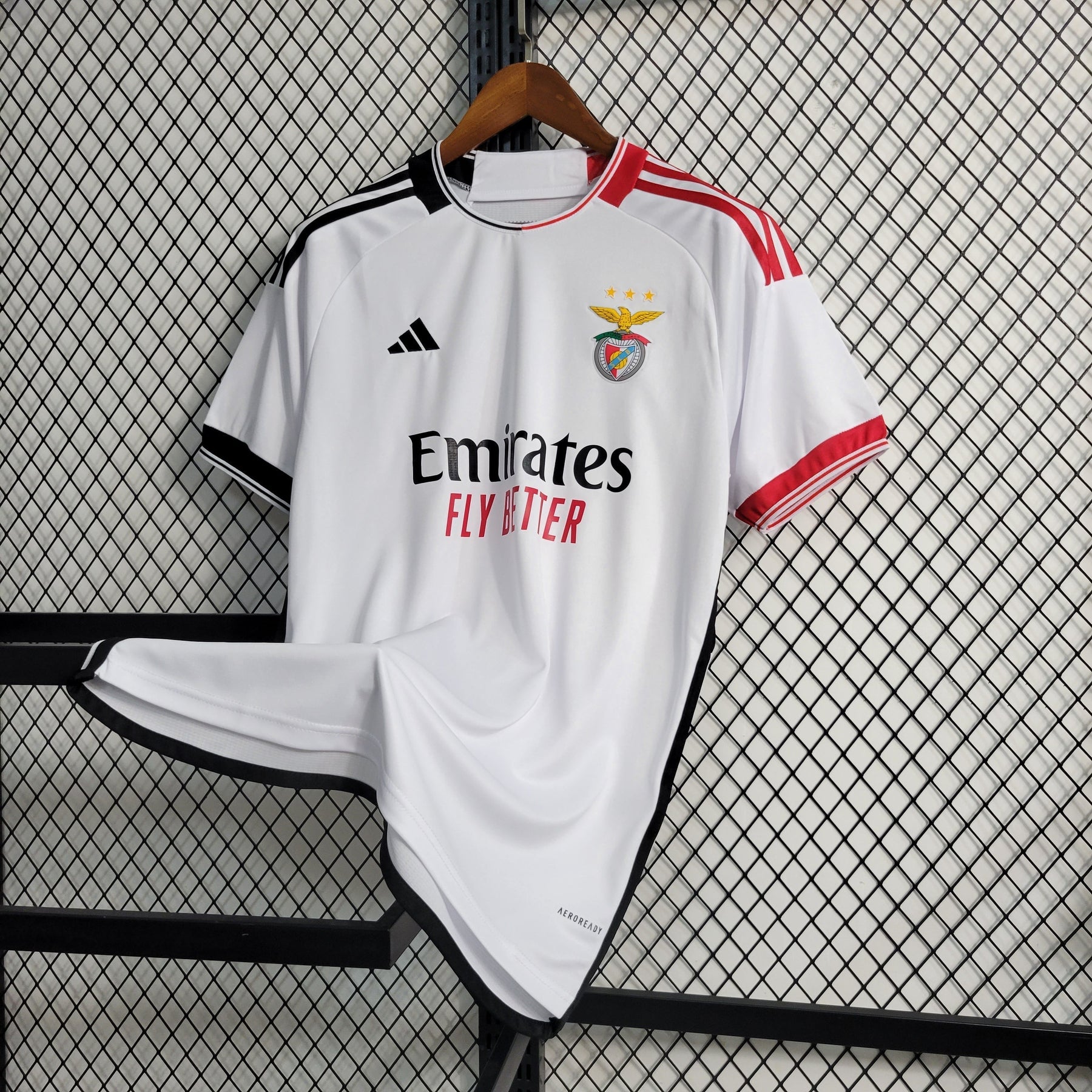 Camisa Benfica Third 2023/24 - Adidas Torcedor Masculina - Brana/Preta