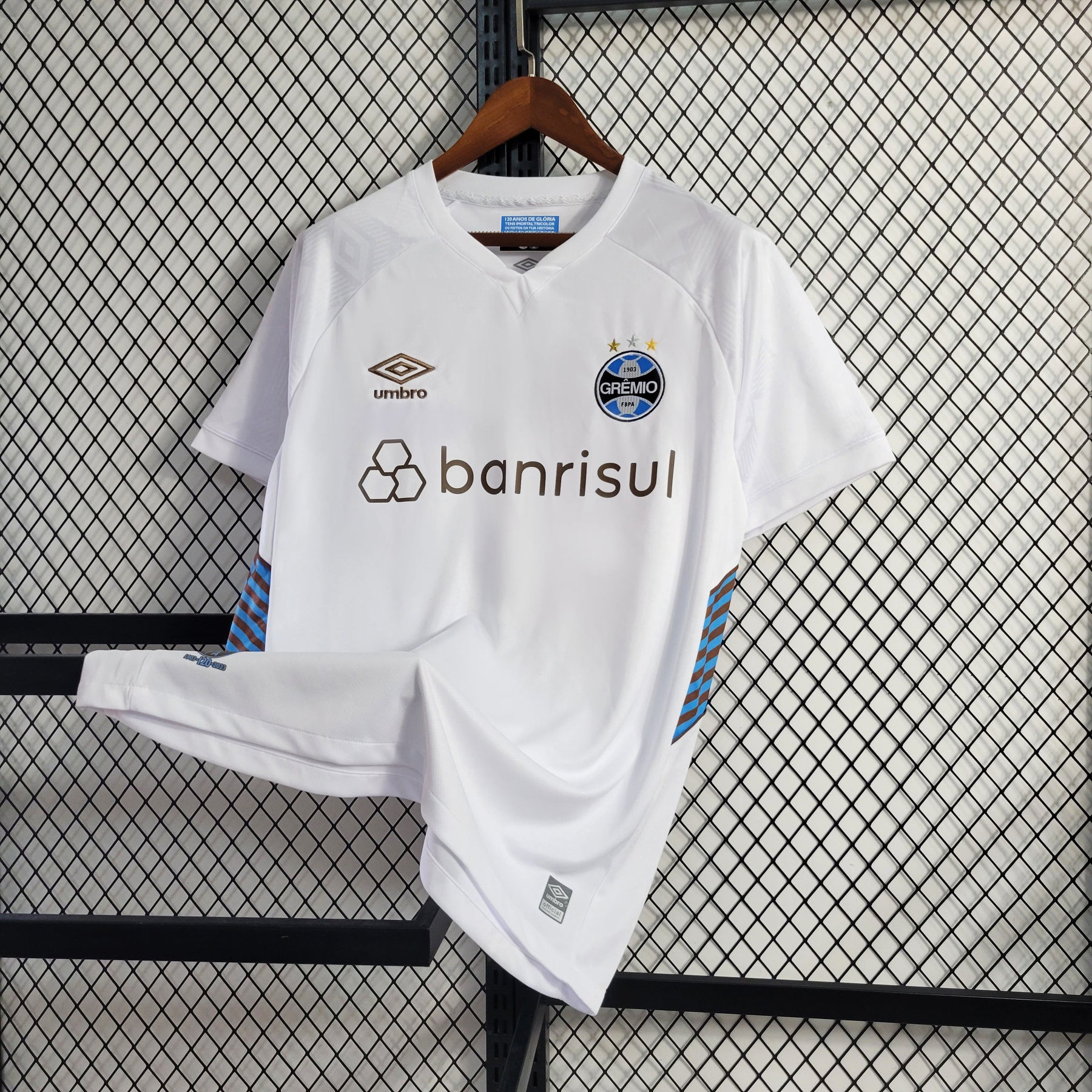 Camisa Grêmio Away 2023/24 - Umbro Torcedor Masculina - Branca