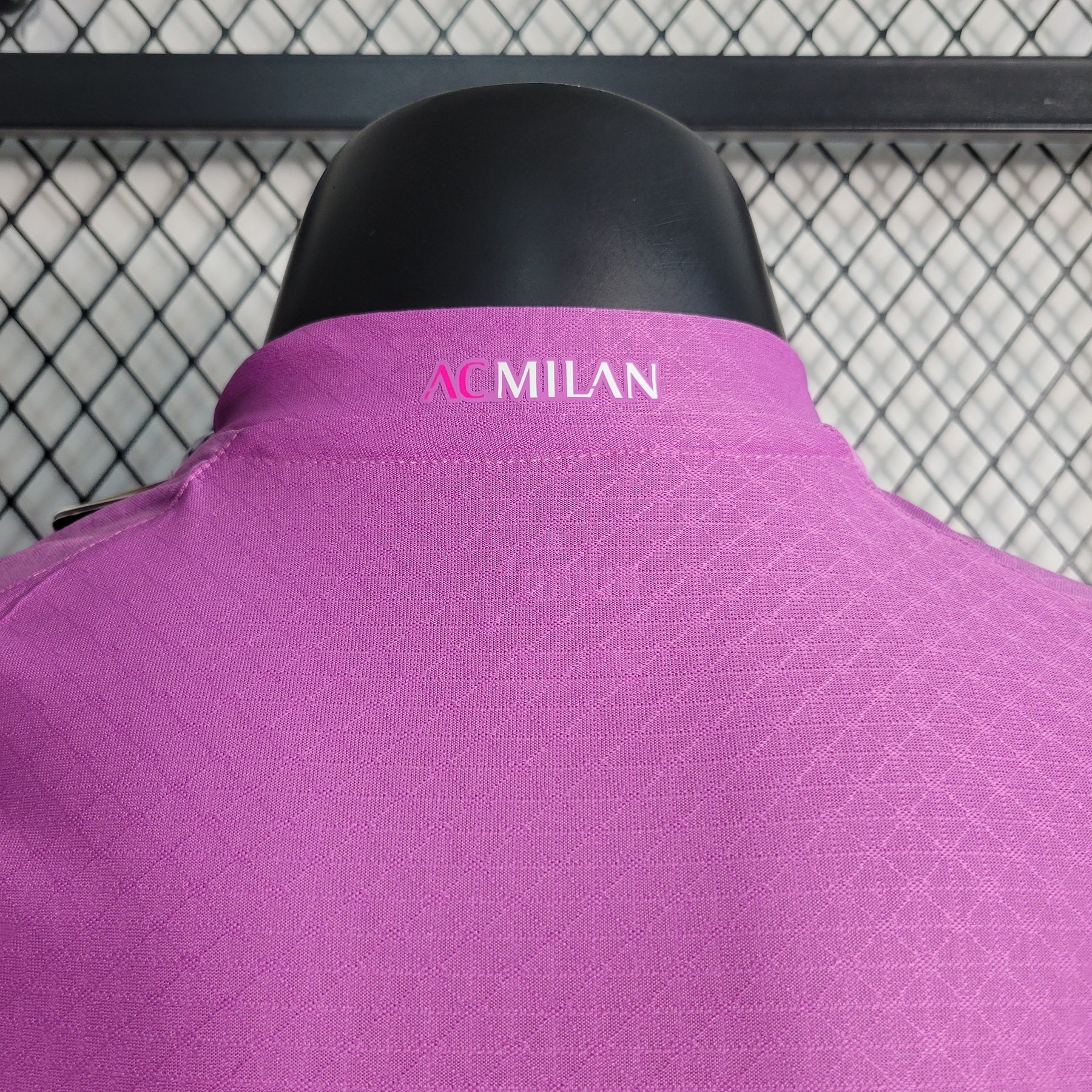 Camisa Milan Away 2023/24 - Puma Jogador Masculina - Rosa/Azul/Verde