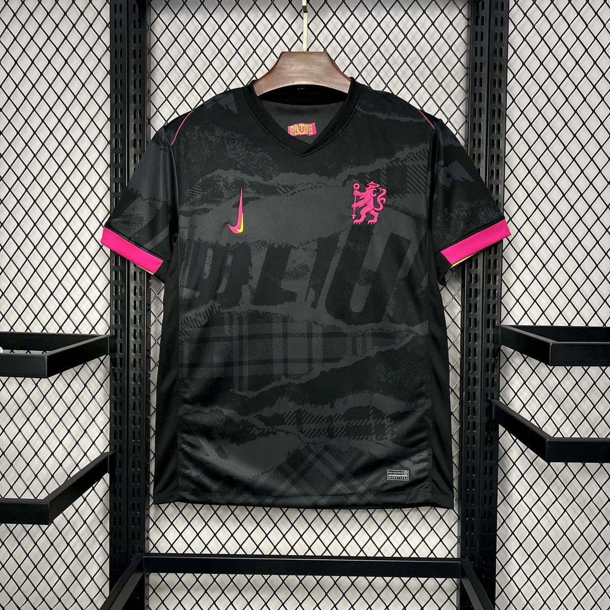 Camisa Chelsea Third 2024/25 - Nike Torcedor Masculina - Preta/Rosa