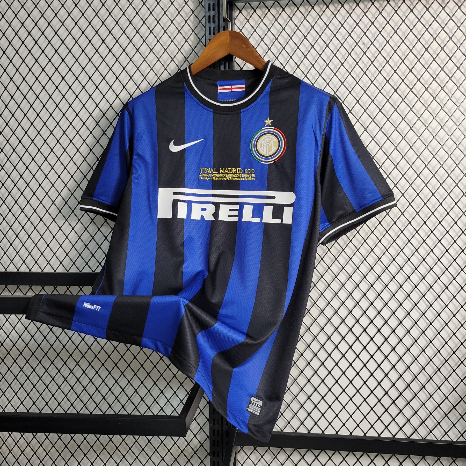 Camisa Inter de Milão Retrô 2009/10 - Nike Retrô Masculina - Azul/Preta